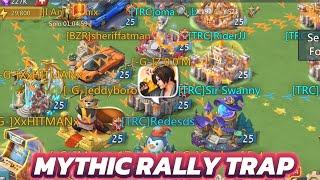 Rally Trap Vs BZR and -G- Titans. Mixed Rally. +15 Astralite. Mythic Rally Trap. Lords Mobile