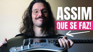 Construindo uma guitarra DO ZERO (e ficou DEMAIS)!