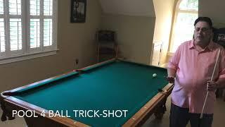 Pool 4 Ball Trick-Shot by Ken Leibow