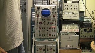 Tektronix type 555 oscilloscope, over 100 tubes inside!