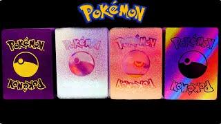 COLLECTION OF POKEMON BLACK SILVER ROSEGOLD & RAINBOW CARDS | Showing Weird Collection Pokemon Cards