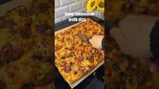 Hamur açmadan en pratik pizza