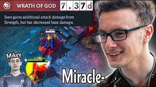 Miracle- FIRST PICK SVEN vs Mikey | EZ MMR GAME dota2