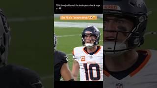 Bo Nix has literally CRAZY eyes!! #nfl #bonix #denverBroncos #football