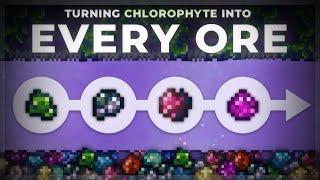 How to Transform Chlorophyte into Any Ore in Terraria 1.4.4