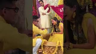 HALDI CEREMONY | Cute bonding of brother and sister| #viral #shorts #mehandi#haldiceremony