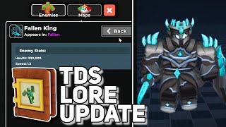 TDS Lore Update | Almanac & Stats Book Leak | Roblox TDS Admin Mode Update