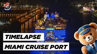 Timelapse Cruise departures MIAMI, Fl | Icon of the Seas