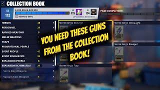 The BEST GUNS From The COLLECTION BOOK UPDATED!! (2023) Fortnite STW