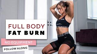 9 Minutes // FULL BODY FAT BURN// NO equipment// Jessica Webb