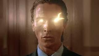 i recreated the patrick bateman and joker lighting eyes meme