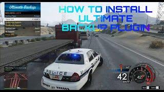 How to install Ultimate Backup plugins in Grand Theft Auto 5 LSPDFR mod