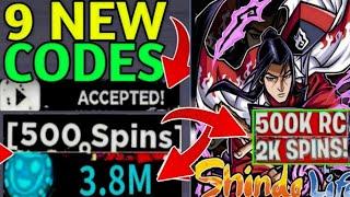 UPDATE⬆️SHINDO LIFE CODES FOR SPINS 2024 - ROBLOX SHINDO LIFE CODES