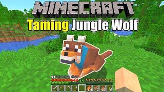 Minecraft Survival - Taming a Jungle Wolf (Survive & Thrive 2024) - Ep 5