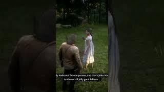 RDR2-Arthur antagonizing every camp  members until Lenny knocks him out #shorts #rdr2 #funny