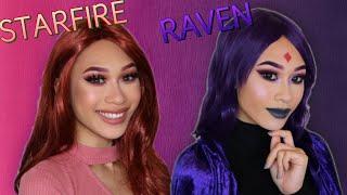 Starfire + Raven Cosplay Transformation | Teen Titans