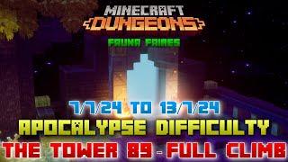 The Tower 89 [Apocalypse] Full Climb, Guide & Strategy, Minecraft Dungeons Fauna Faire