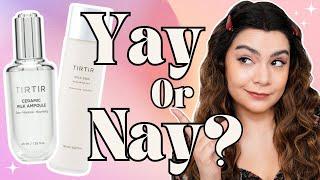 YAY or NAY? Tir Tir Milk Skin Toner and Milk Ceramic Ampoule Review