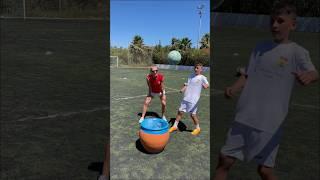 One touch football bin challenge vs Leo️️ #wwc23 #onetouch #footballchallenge #womensworld