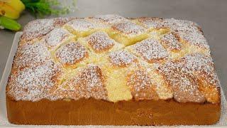 Kuchen in 5 Minuten! Der berühmte Kuchen, der die Welt verrückt macht! Besser als Apfelkuchen