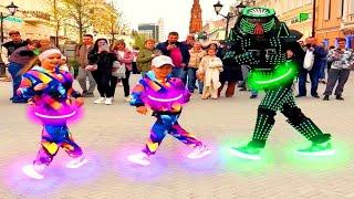 Симпа 2025 | Simpapa | Neon Mode | Tuzelity Shuffle Dance Music  new Amazing dance #simpapa