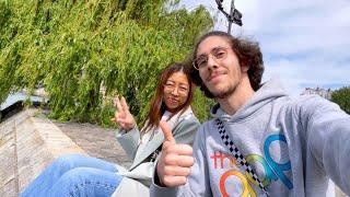 Picnicking with My Love in the Heart of Paris: A Memorable Day by the Seine River w/@nana.napisa