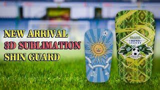 New! Sublimation 3D Soccer Shin Guards  2024 Personalized Blanks -SUNFLY Sublimation