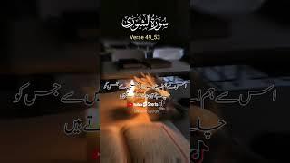 surha shoorah #qurantranslationinurdu #youtubeshorts #lifewithquran #quran #shot #viral