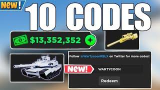 *NEW* WAR TYCOON CODES - WAR TYCOON CODES 2024 - CODES FOR WAR TYCOON - WAR TYCOON ROBLOX CODES