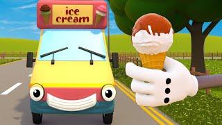 Vicky The Ice Cream Van Song | Classic Nursery Rhymes for Kids Songs | Geckos Garage Truck Cartoon