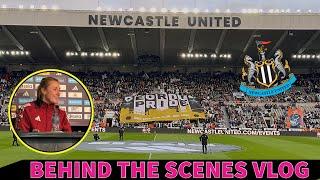 99th Minute GOAL Maintains UNBEATEN Record at St. James’ Park! Newcastle United Media Suite Vlog