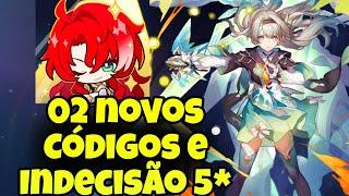 02 Novos Códigos e Problema de Decidir qual 5* Limitado de Tantos Bons - Honkai Star Rail