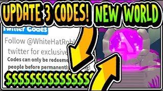 "ALL NEW SECRET WORLD UPDATE 3 CODES 2019!!" Blob Simulator 2 [MEGA UPD 3️] Update 3 (Roblox)