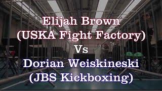 Elijah Brown (USKA) Vs Dorian Weiskineski (JBS Kickboxing) - TMA Rising Stars 2