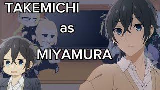 •Tokyo Revengers react to Takemichi//Takemichi as Miyamura• Anime Spoiler