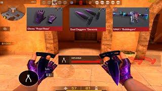 Gloves Royal Rose & Dual Daggers Demonic  Standoff 2 Comp Highlights