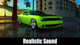 GTA SA: Realistic Dodge Challenger SRT Hellcat Sound | Gameplay