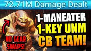 1-MANEATER 1-KEY UNM UNKILLABLE TEAM, NO GEAR SWAPS  ||  RAID SHADOW LEGENDS RPG