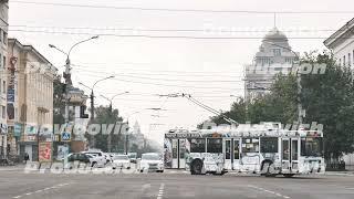 Chita, Russia - August 9, 2021: Central streets of the city of Chita.