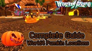 Complete Guide World 4 Pumpkin Hunting Event Locations in Worldzero on Roblox