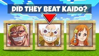 Guess your opponents One Piece Character to WIN, Then battle!