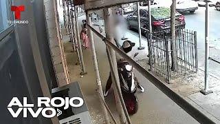 Motociclista aterroriza a madres y menores de edad en El Bronx