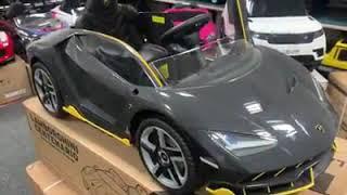 PATOYS Lamborghini Centenario Licensed Model 12V Battery Operated Ride On Car For Kids