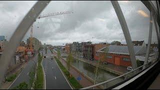 Train ride in the NS TRAXX from Antwerp Central Station to Noorderkempen