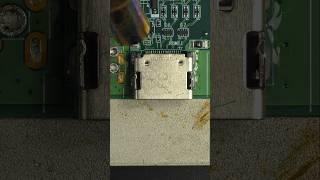 An HDMI port removal #asmr #satisfying #repair