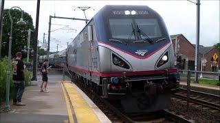 Train-Spotting: Amtrak: Northeast Regional Trains at Mystic, CT