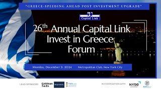 26th Annual Capital Link Invest in Greece Forum - Promo Video