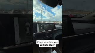  Keep your view crystal clear! #ToyotaTech #ClearVision #BackupCamera #Toyota