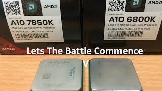 A10 6800K vs A10 7850K Benchmark