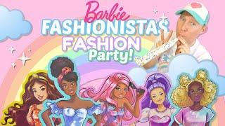 Barbie Fashionistas Fashion Party!  (Review & Restyle!)